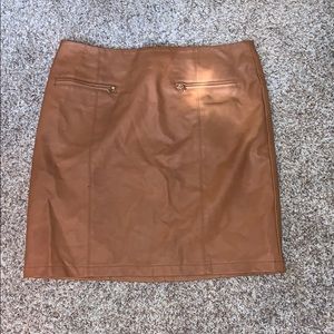 🌟Faux Leather Pencil Skirt